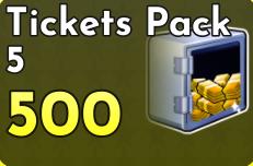 Arise Crossover - 500 Tickets Pack 5【500R】
