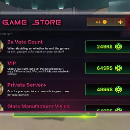 Ink Game - Emote + custom + vip + 2x vote + Glass + Private [2444R]
