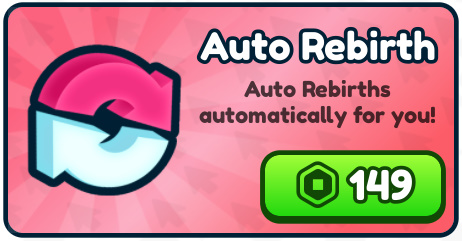 Rebirth Champions: Ultimate > Auto Rebirth [149R]
