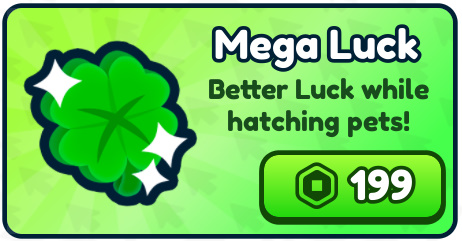 Rebirth Champions: Ultimate > Mega Luck [199R]