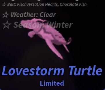 LOVESTORM TURTLE / LOVE STORM TURTLE - FISCH