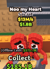 ✨ 13M/s ✨ Noo my Heart Secret | Steal A Brainrot ⚡ FAST DELIVERY ⚡