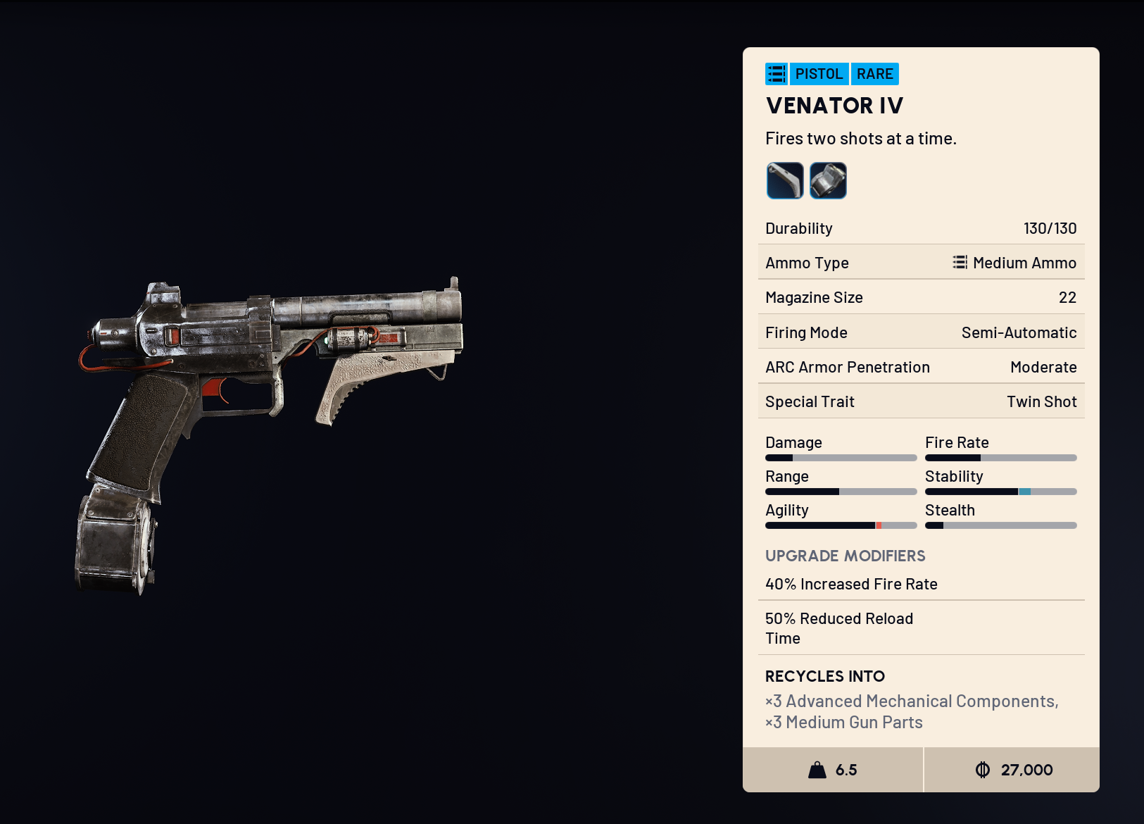 Venator IV with 3 lvl Attachments