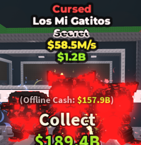 ✨ 58.5M/s 🔴  Cursed Los Mi Gatitos Secret | Steal A Brainrot ⚡ FAST DELIVERY ⚡