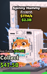 ✨ 17M/s ✨ Spinny Hammy Secret | Steal A Brainrot ⚡ FAST DELIVERY ⚡