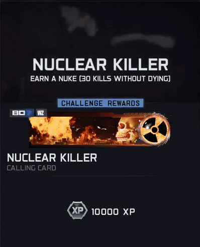 ❄️BO7 Multiplayer Nuke❄️ Nuke Calling Card❄️