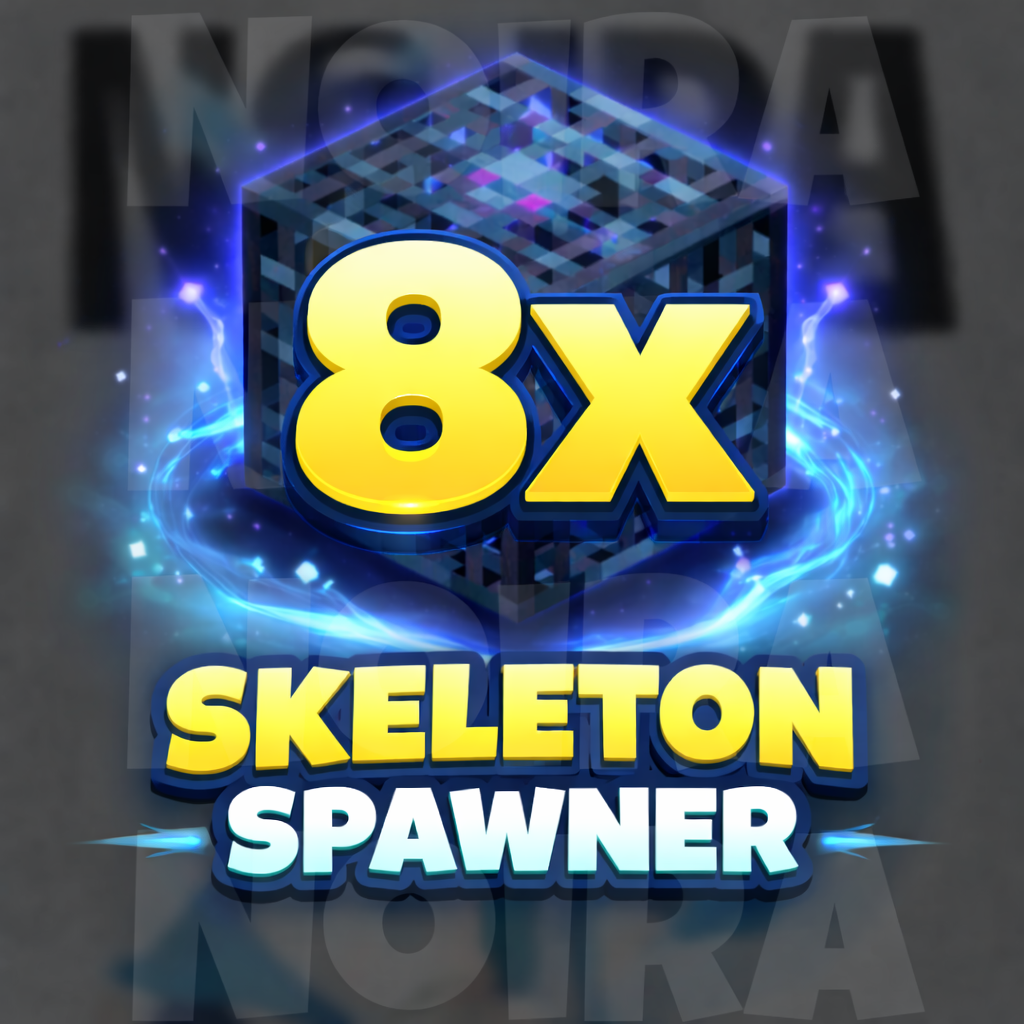 ⭐8x Skeleton Spawner✅