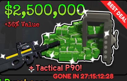 Ohio - 2.5M Cash + Tactical P90【3375R】