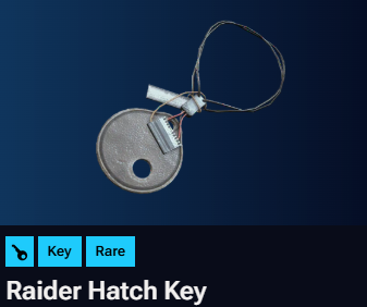 3x Raider Hatch Key
