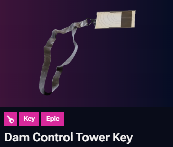 Dam Control Tower Key