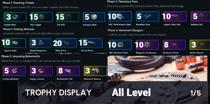 Project:Trophy Display-All Level
