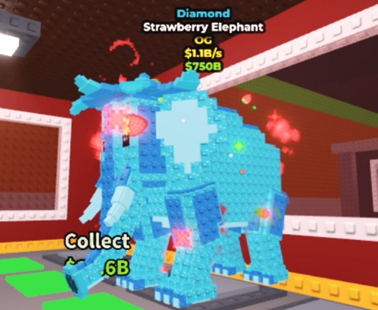 DIAMOND Strawberry Elephant 1.1B/S 💎 INSTANT DELIVERY⚡