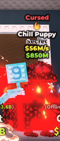 ✨56M/s 🔴 Cursed Chill Puppy - 1 Trait Secret  | Steal A Brainrot ⚡ FAST DELIVERY ⚡