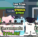 ✨ 700K/s Los Trios Secret | Steal A Brainrot ⚡ FAST DELIVERY ⚡