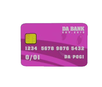 CREDIT CARD PINK (WALLET) - DA HOOD / DAHOOD / DH