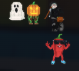 [BUNDLE] - 🌏 1x Spooky And Pumpky 🌏 1x Mieteteira Bicicleteira 🌏 1x Chillin Chil