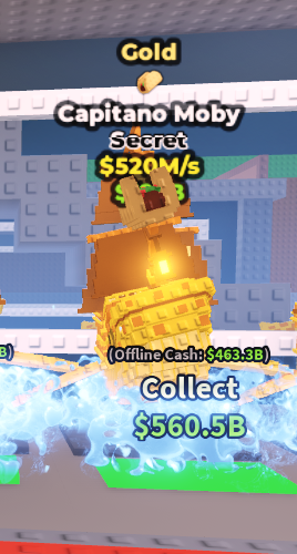 Gold Capitano Moby $520M/s + 1 Trait