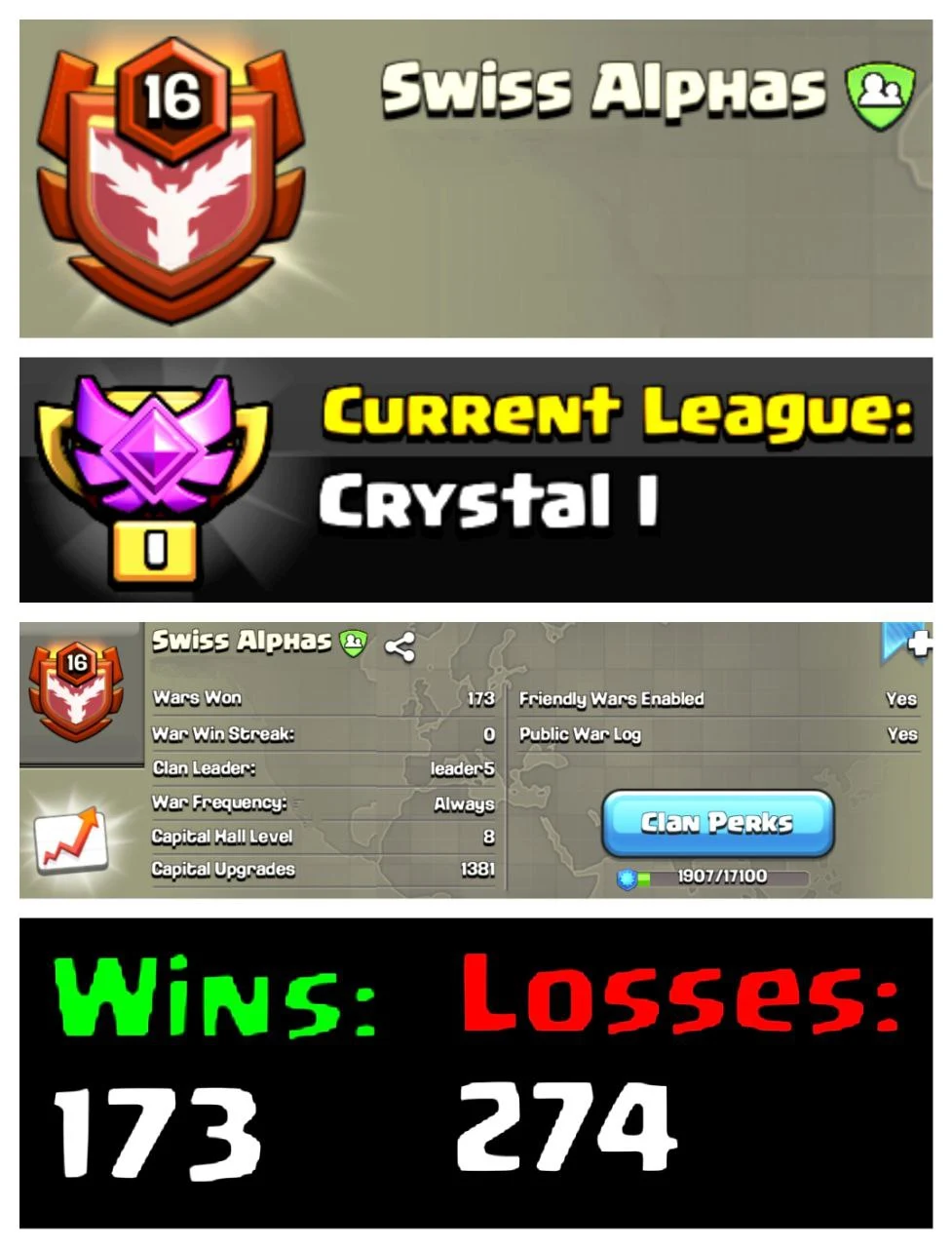 Buy { 30% OFF SALE } 🔥OP LEVEL 16 ENGLISH CLAN OP NAME : SWISS ALPHAS Buy { 30% OFF SALE } 🔥OP LEVEL 16 ENGLISH CLAN OP NAME : SWISS ALPHAS