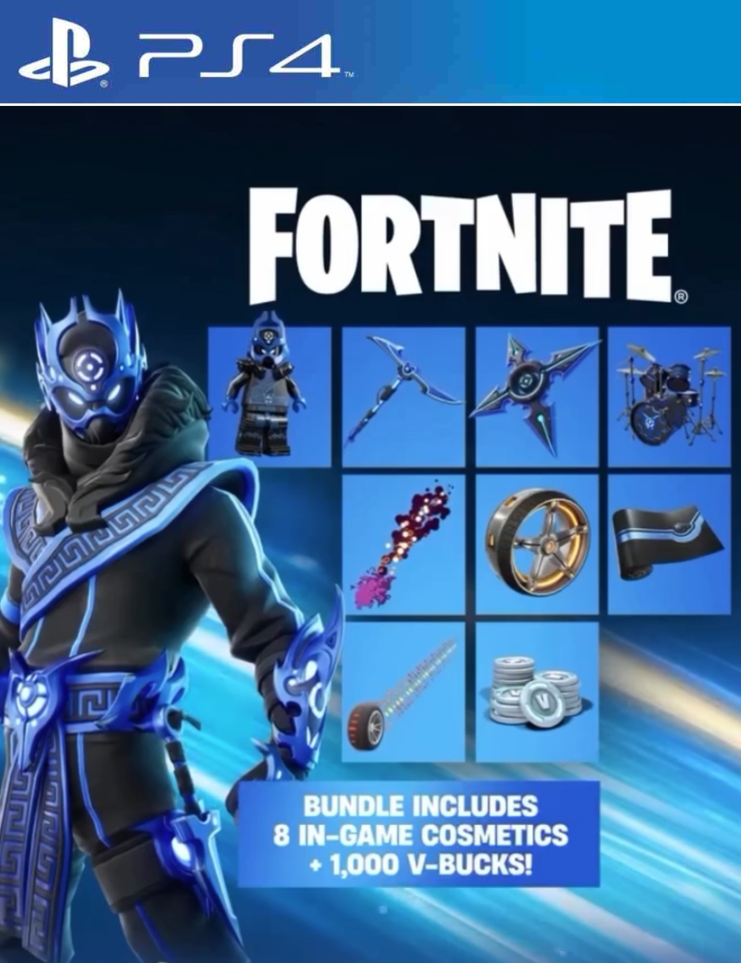 🎨 Fortnite Cobalt Star Bundle + 1000 V-Bucks (PS4) PSN Key EUROPE (PlayStation)