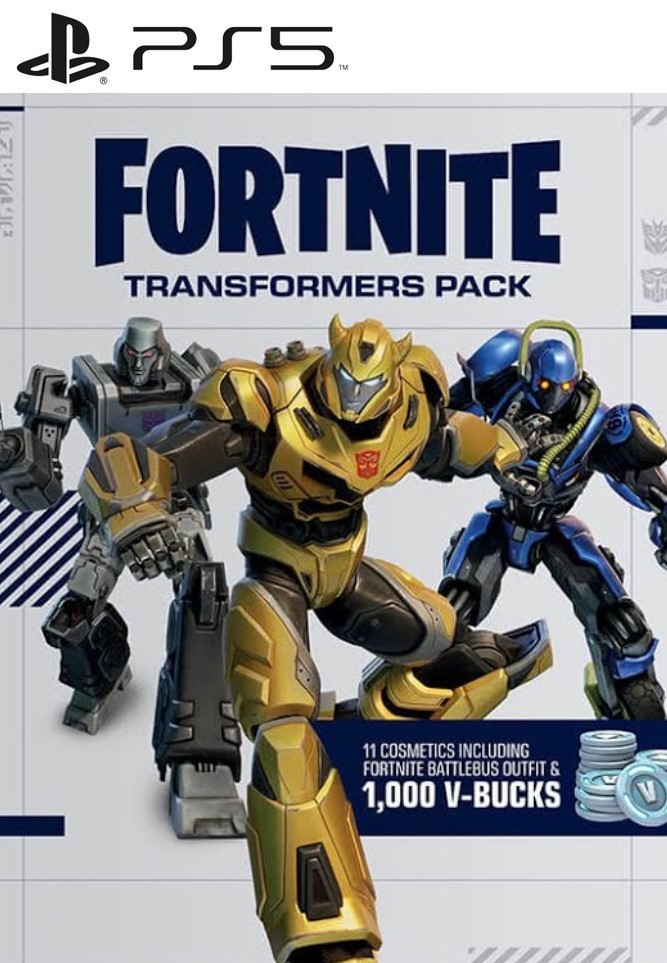 ⭐ Fortnite - Transformers Pack + 1000 V-Bucks (PS5) PSN Key EUROPE (PlayStation)