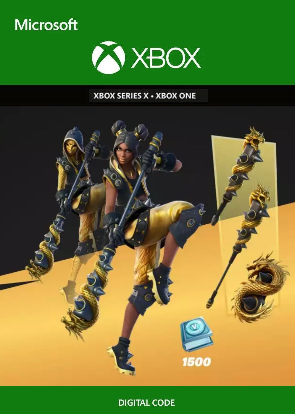 🔷 Fortnite - Goldenbane Guardian Quest Pack + 1500 V-Bucks Challenge XBOX LIVE Key UNITED KINGDOM (Xbox)