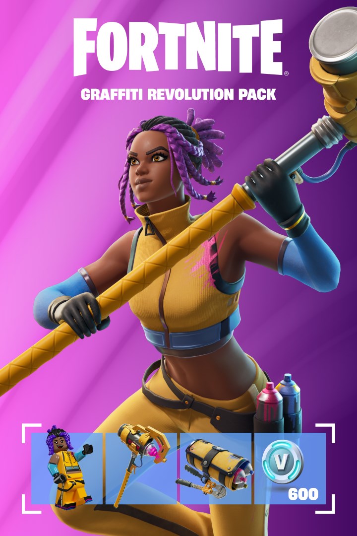 🔷 Fortnite - Graffiti Revolution Pack + 600 V-Bucks XBOX LIVE Key UNITED STATES (Xbox)