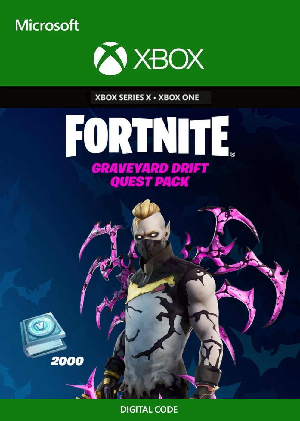 💵 Fortnite - Graveyard Drift Quest Pack + 2000 V-Bucks Challenge XBOX LIVE Key EUROPE (Xbox)