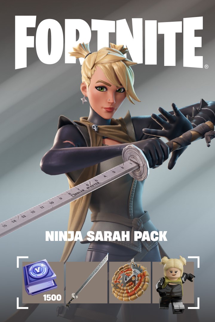 💵 Fortnite - Ninja Sarah Pack + 1,500 V-Bucks Challenge XBOX LIVE Key EUROPE (Xbox)
