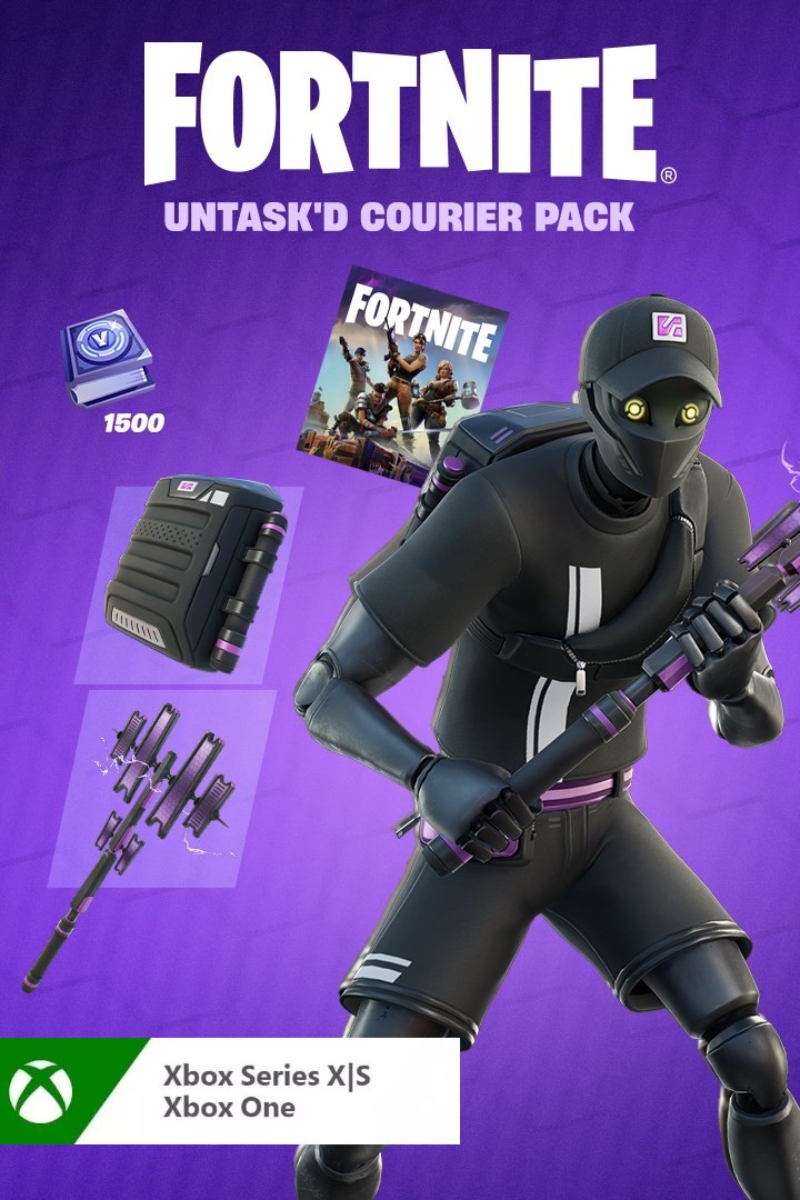 ⚔️ Fortnite - Untask'd Courier Pack + 1500 V-Bucks Challenge XBOX LIVE Key UNITED STATES (Xbox)