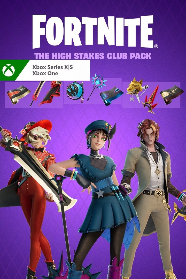 🚀 Fortnite - The High Stakes Club Pack (DLC) XBOX LIVE Key UNITED KINGDOM (Xbox)