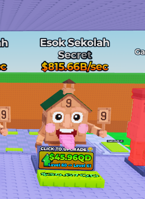 [ Secret ] Esok Sekolah Lv 60 815.66B/Sec ( Grow Beanstalk For Brainrots ) | Ready Unit✅ | INSTANT DELIVERY✅