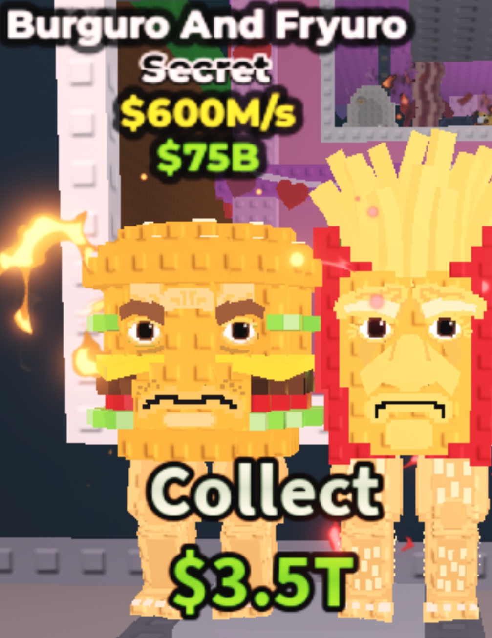 Burguro and fryuro 600M/s ♦️ Cheapest steal a brainrot ♦️ fast delivery ✅
