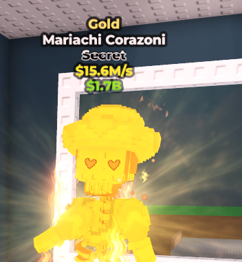 .✨ 15.6M/s ⭐ Gold Mariachi Corazoni Secret | Steal A Brainrot ⚡ FAST DELIVERY⚡
