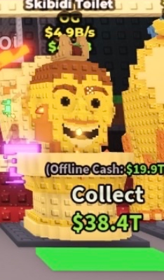 Gold Skibidi Toilet 4.9B/s