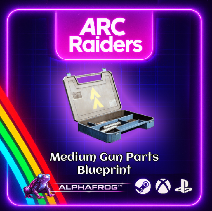 Medium Gun Parts Blueprint
