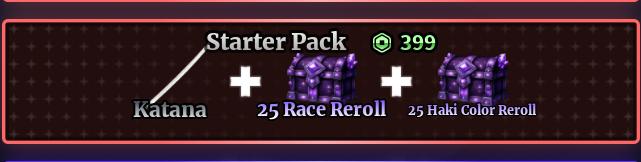 Sailor Piece - Starter Pack【399R】