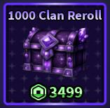 Sailor Piece - 1000 Clan Reroll【3499R】