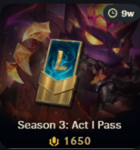 🎁[ Na ] ⭐| Season 3: Act I 1650 Pass 2026 ⚡ Lol event pass | 100 % legal RP | ✌️ Prime RP ✅⭐Check Description⭐