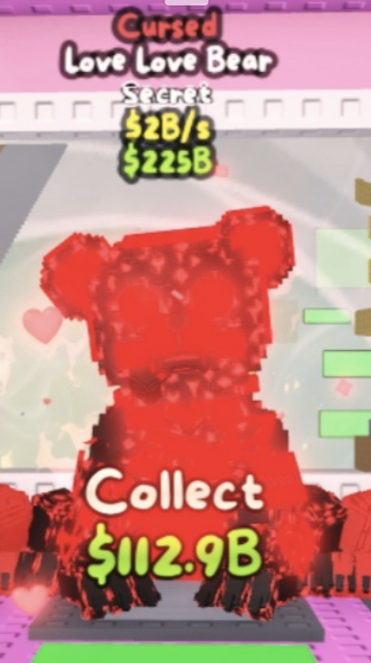 CURSED LOVE LOVE BEAR 2b/s