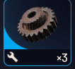 X3 Rusted Gear