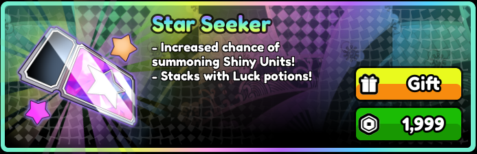 All Star Tower Defense X > Star Seeker [1999R]