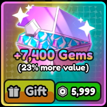 All Star Tower Defense X > 7400 Gems [5999R]