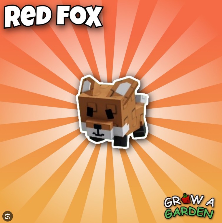❄️  Grow A Garden ⭐️ Red Fox Pet ⭐️ Fast Delivery ✅Limited Time Offer