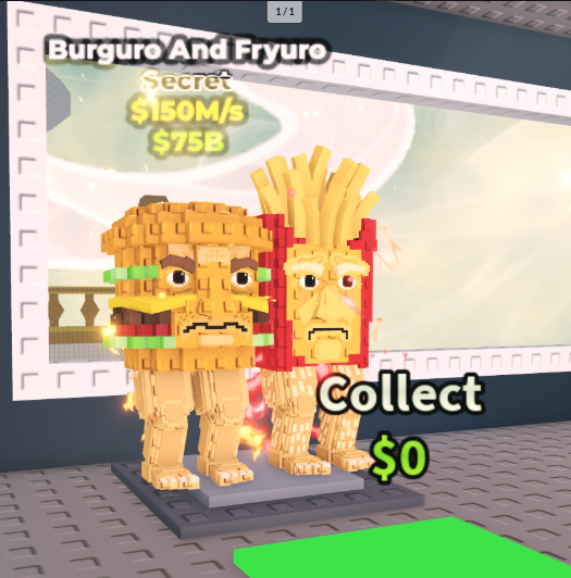 👑 Burguro and Fryuro | Steal a Brainrot 150M/s | ⚡ FLASH DELIVERY