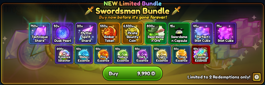 Anime Last Stand > Swordsman Bundle [9990R]