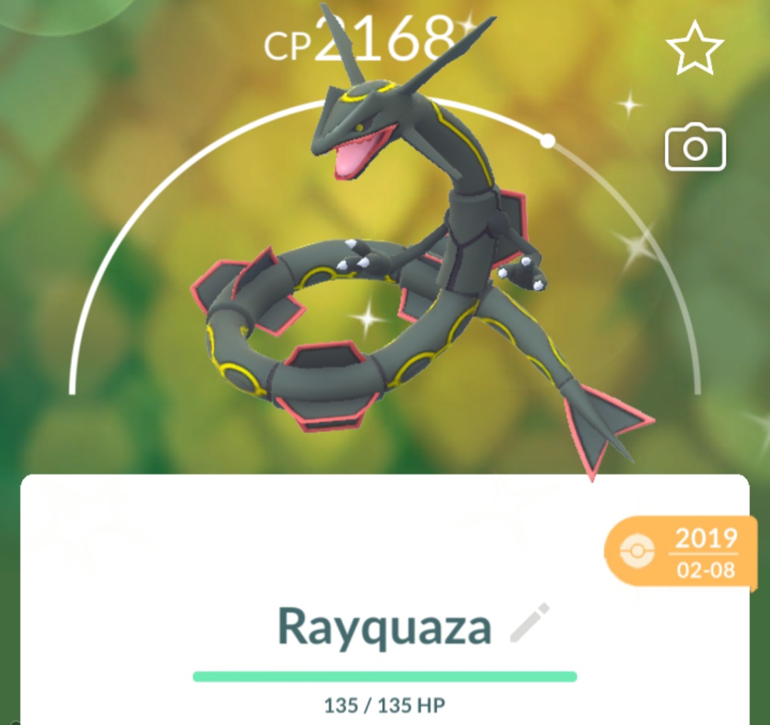 ๐ 2019*Shiny Rayquaza (GURANTEED LUCKY) ๐ REGISTERED / UNREGISTERED TRADE