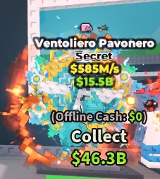 ALMOST 1B!!!Ventoliero Pavonero 585M/s! INSTANT DELIVERY! FAST REPLY!