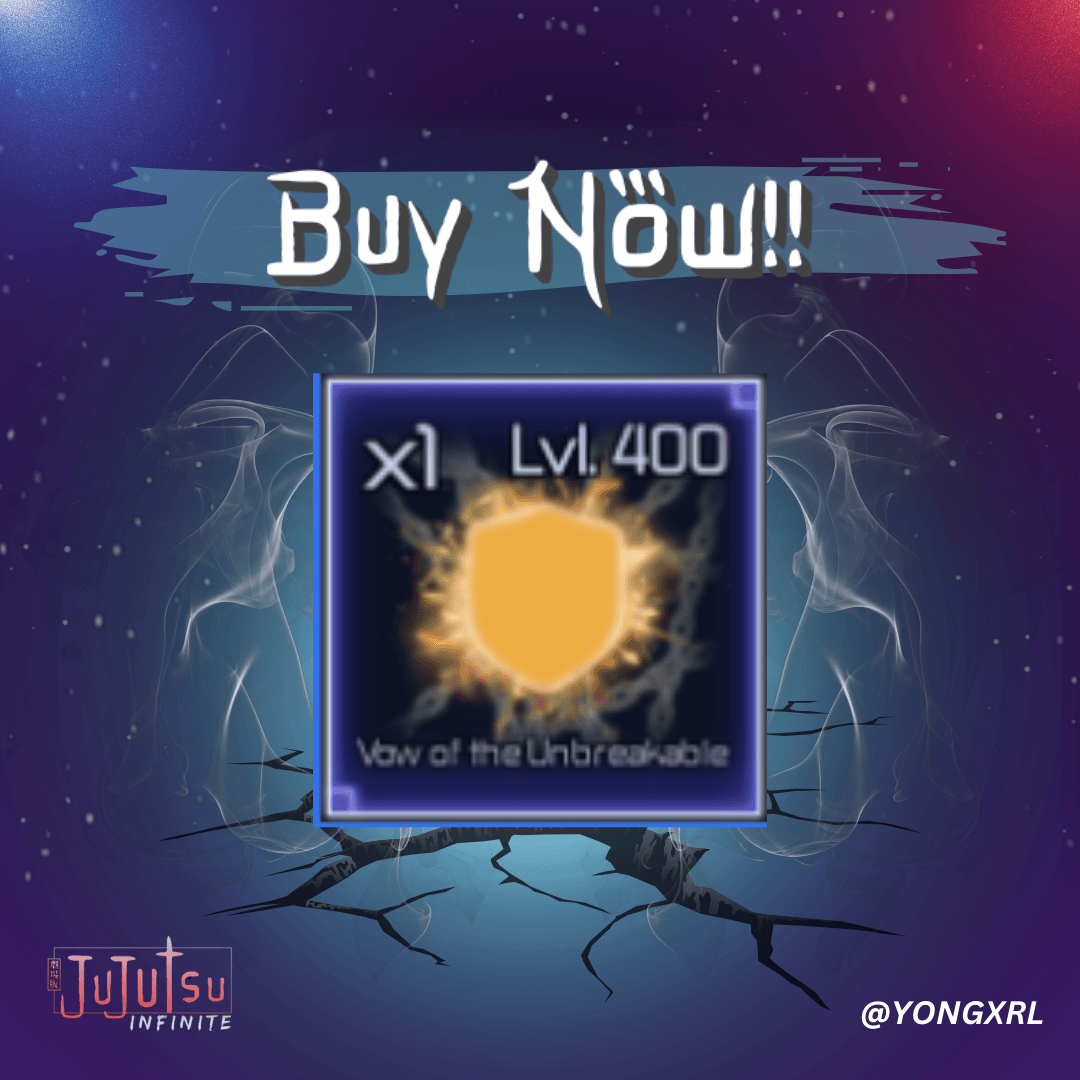 Vow of Unbreakable | Jujutsu Infinite | ✅FAST DELIVERY