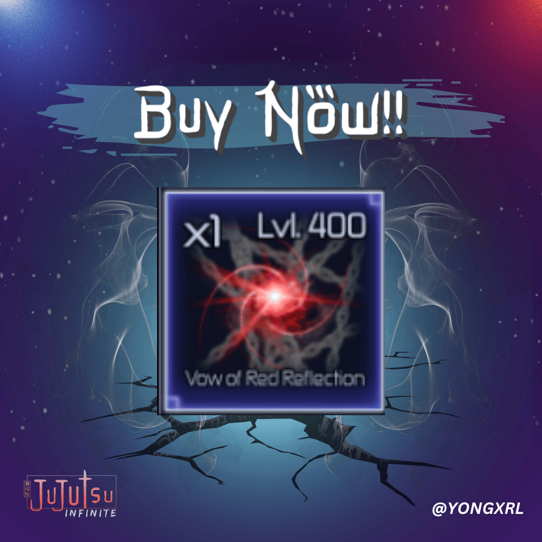 Vow of Red Reflection | Jujutsu Infinite | ✅FAST DELIVERY