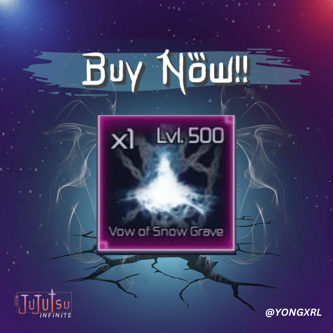 Vow of Snow Grave | Jujutsu Infinite | ✅FAST DELIVERY